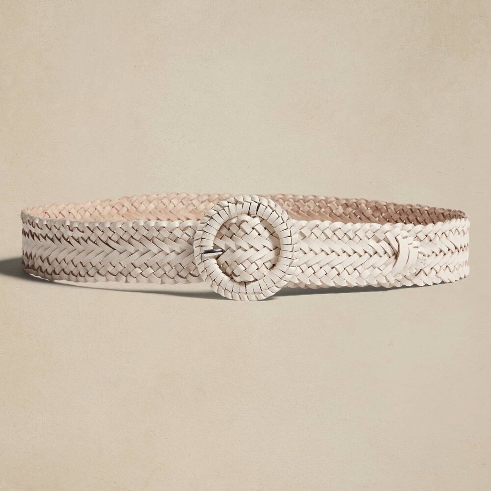 Banana Republic Braided Leather Belt